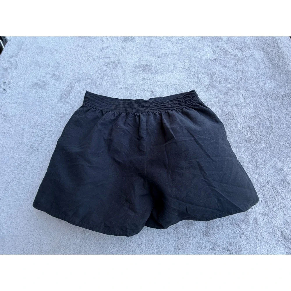 Catalina Board Shorts Womens L 12-14 Black Drawstring Swim Trunks